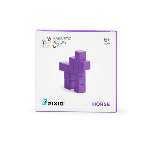 PIXIO Магнитни Кубчета Violet Horse 12